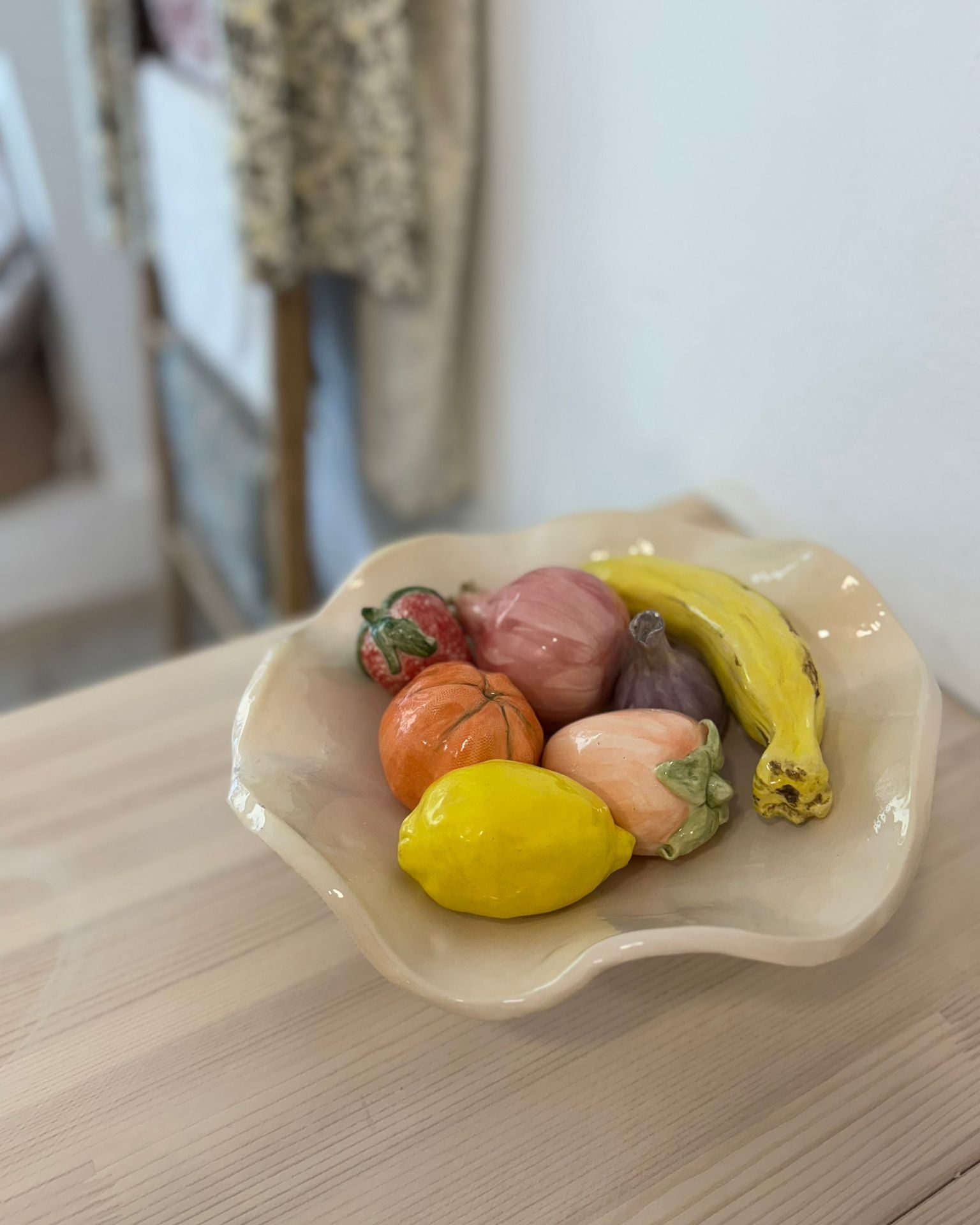 Frutas de cerámica