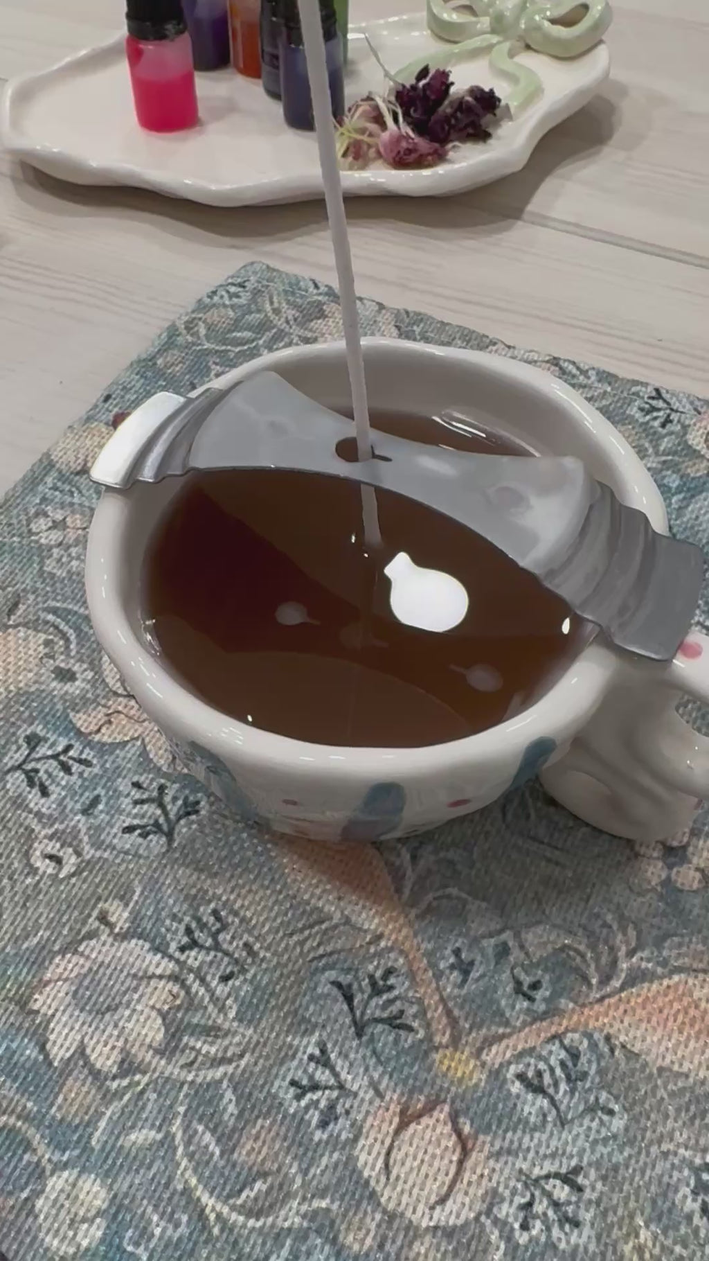 Taller Velas y cerámica de Navidad